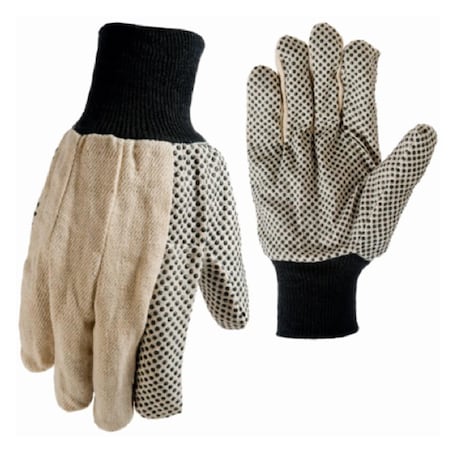 True Grip Mini Dots Cotton Canvas Gloves, Medium 103500